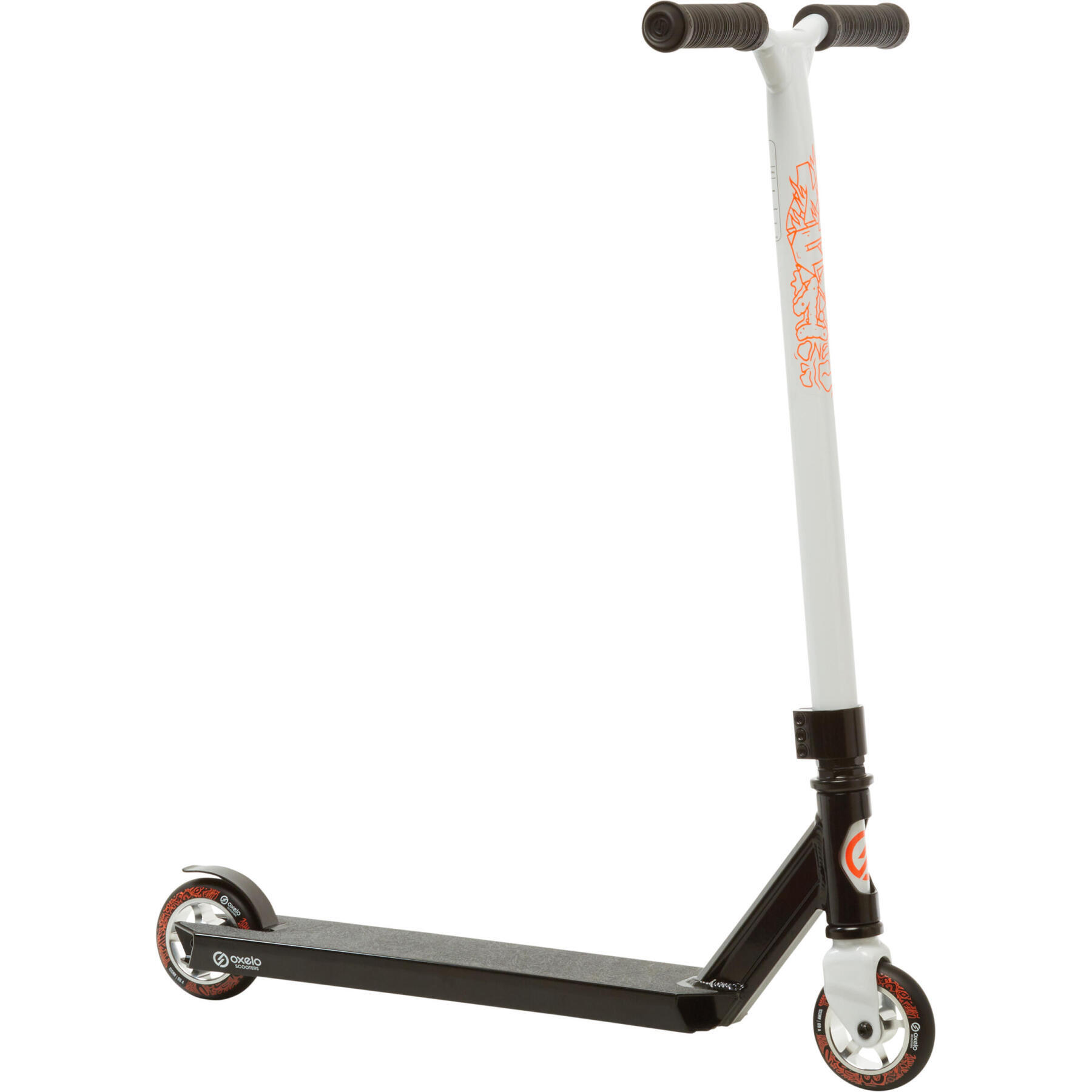 TROTTINETTE OXELO FREESTYLE MF1.8 NOIRE BLANCHE